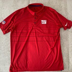 Giants On Field Golf Polo Red XL